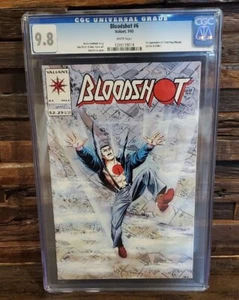 Bloodshot #6 CGC 9.8 1a apparizione di Colin King (Ninjak) Valiant Comics Key! - Foto 1 di 3