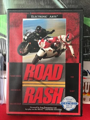 Road Rash (Sega Genesis, Electronic Arts, 1991) CIB w/ Manual, b494 - Image 1 of 4