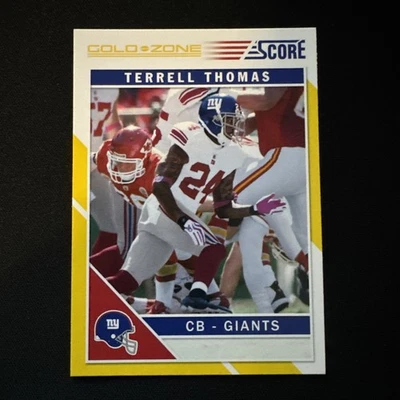 Terrell Thomas 2011 Score Gold Zone # 197 - Image 1 of 4