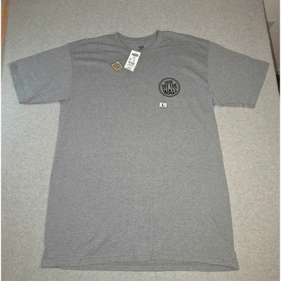 Vans Off The Wall Gray Graphic T-Shirt Men's Large New NWT Skate - Image 1 of 4