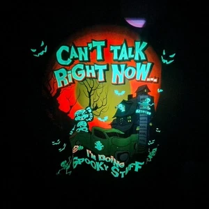 T-Shirt Bucees Glow In The Dark Halloween schwarz Größe 3XL XXXL Doing Spooky Stuff - Bild 1 von 14