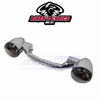 Bikers Choice Rear Turn Signals and Bar for 2001-2006 Harley Davidson FLSTCI cd - Image 1 of 4