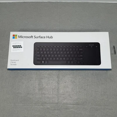NEW Microsoft All-in-One Wireless Media Keyboard w/Track Pad, Model: 1632 1496 - Image 1 of 4