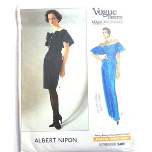 Vintage Schnittmuster Schulterfrei Top Rock Größe 6-10 Brustumfang 30,5-32,5 Vogu2409 - Bild 1 von 8