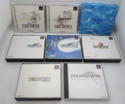 Collection Final Fantasy 1 2 PS1 7 8 9 & VII International FFT Japon FF4 FF5 FF6 - Photo 1/4