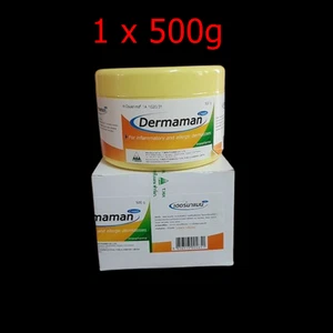 1 x 500 g Crema Dermaman para el cuidado antiinflamatorio de la piel, alivia alergias de la piel - Imagen 1 de 8