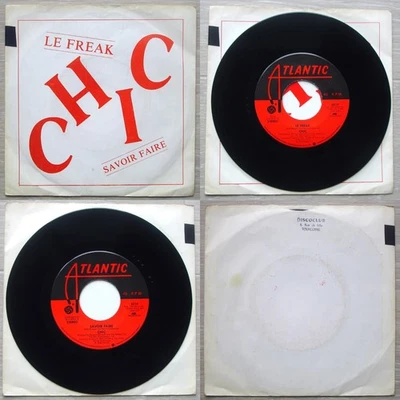 CHIC - 45t Press. USA / Rare Pochette-LE FREAK / SAVOIR FAIRE-ATLANTIC 3519-1978 - Photo 1/4