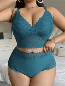 Plus Size Sexy Lingerie   Bra N Boy shorts Underwear Set 4XL See Chart
