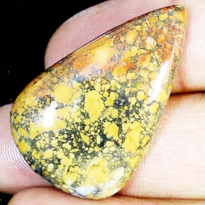 Cabochon poire jaspe maligano naturel A+ pierre précieuse en vrac 55,05 ct 25 x 40 x 6 mm BC-67 - Photo 1/8