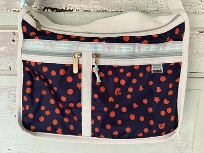 Lesportsac Large Deluxe Everyday Bag Crossbody Tsumori Chisato Red Blue NWOT - Image 1 of 4