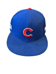 RARE CHICAGO CUBS 2016 POSTSEASON KRIS BRYANT FITTED HAT SIZE 7 3/8 - Picture 1 of 9
