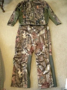 HABIT camouflage jacket XL and UNDER ARMOUR scent control pants 42-same pattern - Picture 1 of 9