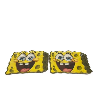Spongebob Squarepants Birthday Party Paper Plates Lot of 2 8CT 9X8.5" NEW - Image 1 of 4