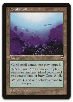 Coral Atoll (LP) Visions VIS Magic MTG - Image 1 of 2