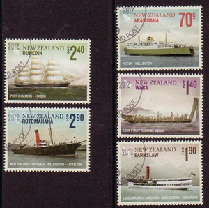 NEW ZEALAND 2012 GREAT VOYAGES, SHIPS, BOATS FINE USED - Picture 1 of 1