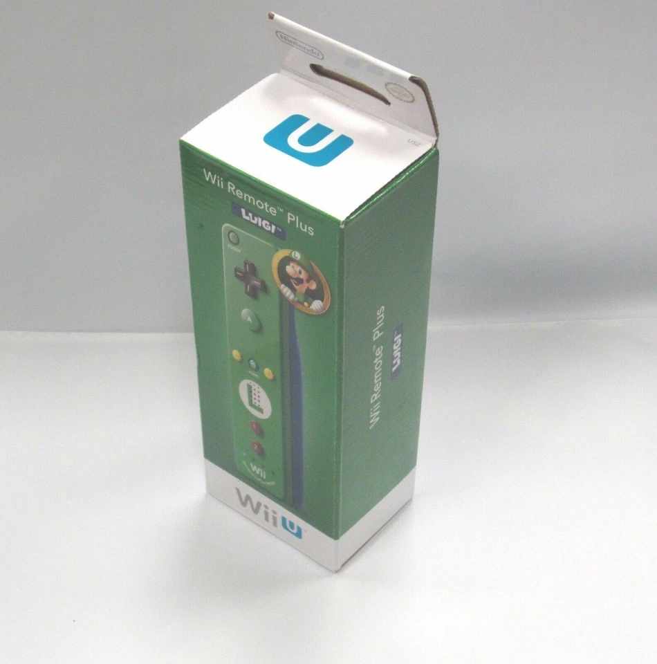Official Wii Remote Plus Controller for Nintendo Wii and Wii U (Luigi / Green) - Image 1 of 1