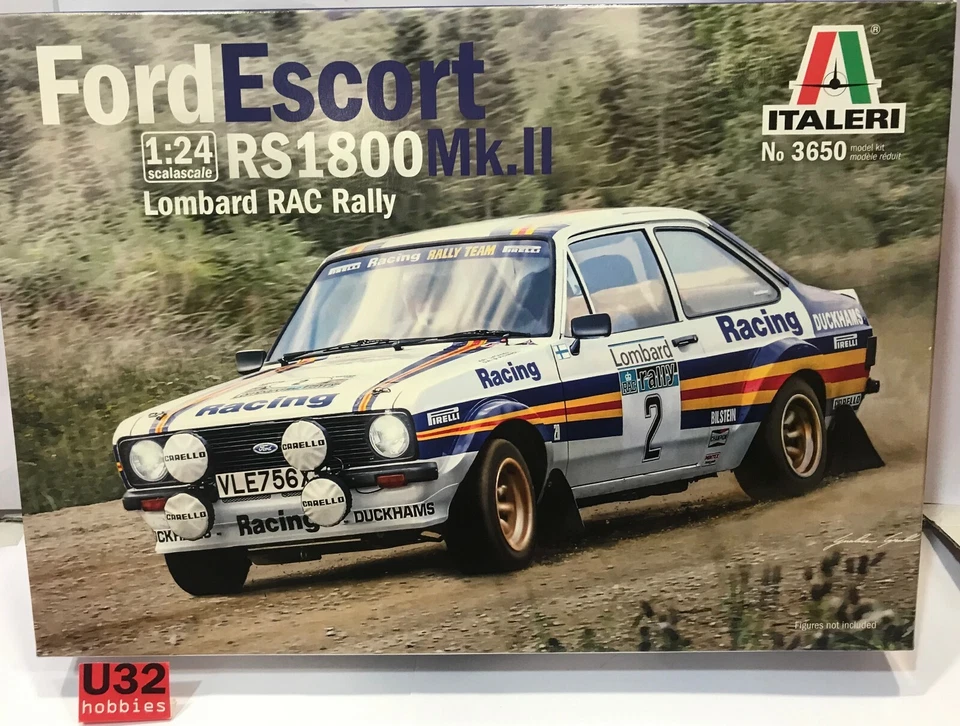 ITALERI 3650 KIT 1/24 FORD ESCORT RS1800 MKII LOMBARD RAC RALLY A.VATANEN - Immagine 1 di 1