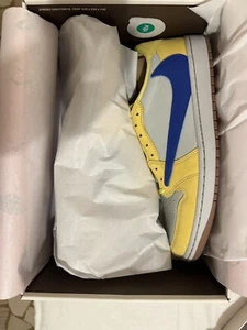 Travis Scott air jordan 1 low og canary - Imagen 1 de 3
