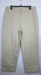 Timberland Pants Mens Size 40 X 32 Stratham Twill Tan Khaki Chinos Flat Front G3 - Picture 1 of 10