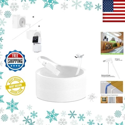 50FT Power Cable Compatible with WYZE Cam Pan V3, USB to 90 Degree Micro USB - Image 1 of 4