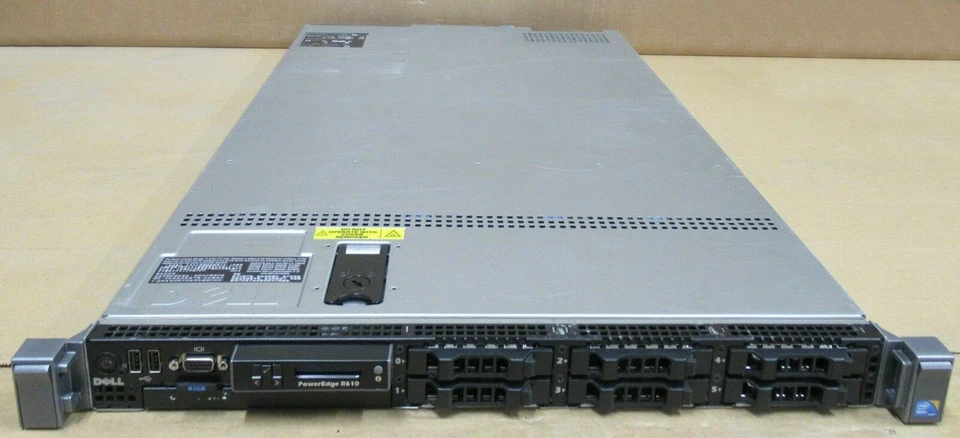 Dell PowerEdge R610 2x Quad-Core X5570 2.93GHz 48GB Ram 6x 2.5" HDD Bay Server - Image 1 of 1
