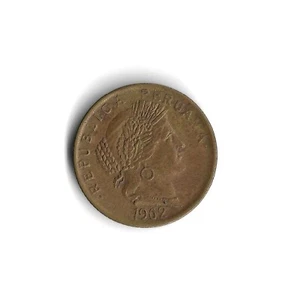 1962 Peru 10 Centavos World Coin - Mintage 14,598,000 - KM# 224 - Picture 1 of 2