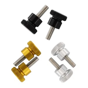 2Pieces Quick Release Seat Bolts Aluminum for Scrambler Black - Picture 1 of 11