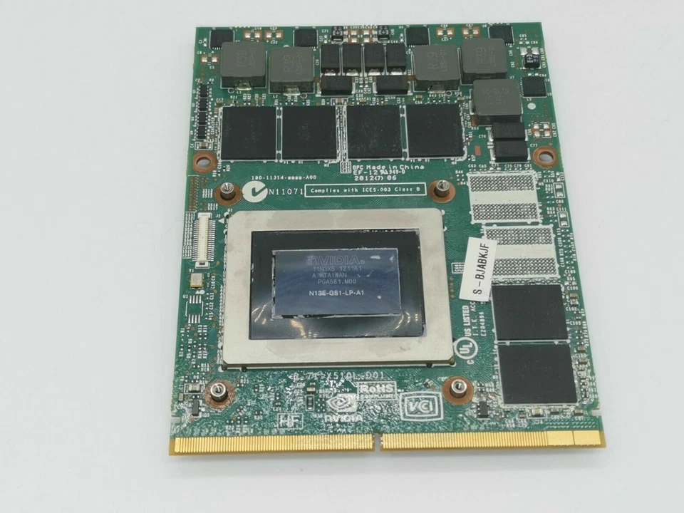 Clevo NVIDIA GEFORCE GTX 670M 1.5GB DDR5 VIDEO CARD FOR MSI ALIENWARE and CLEVO - Image 1 of 1