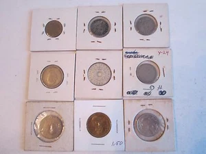 17 COINS FROM ARGENTINA & GREECE -1950  TO 2000 - IN COIN SLEEVES- TUB A30 - Picture 1 of 4