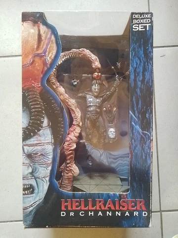NECA Toys Hellraiser Deluxe Set Dr. Channard Figure Rare Unopened Cover