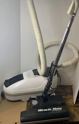 Miracle Mate Platinum Canister Vacuum Complete Set W 24 Bags + 2 Adapters Works! - Image 1 of 4