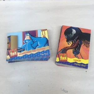 1995 FLEER FOX KIDS NETWORK Lot 84 Cards Spider-Man X-Men Tick No Duplicates - Picture 1 of 8