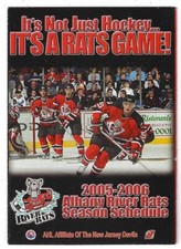 2005-06 Albany River Rats AHL Hockey Schedule !!! CSEA