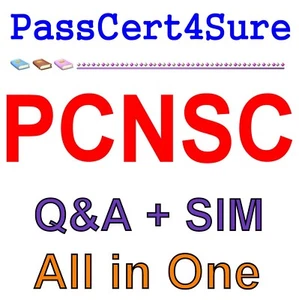 Palo Alto Networks Certyfikowany konsultant ds. bezpieczeństwa sieci PCNSC Egzamin Pytania i odpowiedzi + SIM - Zdjęcie 1 z 1