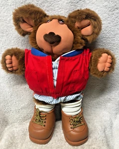 HANK SPITBALL pieles jugador de béisbol conjunto peluche oso de peluche de colección 1985 - Imagen 1 de 4