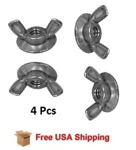 4 Pcs Air Cleaner Wing Nut SBC BBC Fits Chevy Mopar Ford 1/4"-20 Carburetor 1/4 - Bild 1 von 1