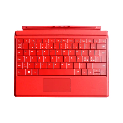 Microsoft Surface 3 Type (ONLY) Cover | QWERTY Keyboard | Red | US/Nordic Layout - Image 1 of 4