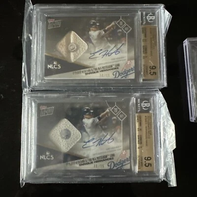 Juego Automático Usado Base #/99 Kiki Enrique Hernández 3HRs 7 RBI Postemporada BGS 9.5 Foto 1 de 4