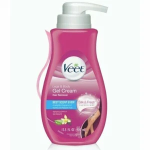 Veet Legs & Body Gel Cream Hair Remover Vanilla & Passion Fruit 13.5 Oz 6 Pack - Picture 1 of 4