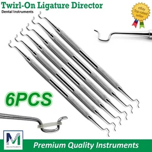 Twirl-On Elastic Placer Ligature Applicator Brackets Director Orthodontic Dental - Picture 1 of 7