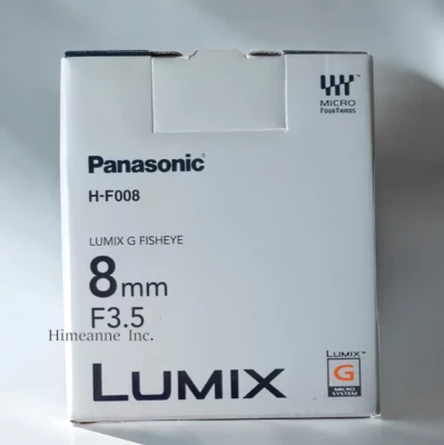 PANASONIC LUMIX G 8mm F3.5 FISHEYE Lens H-F008 Micro Four Thirds Camera Compact - Image 1 of 4