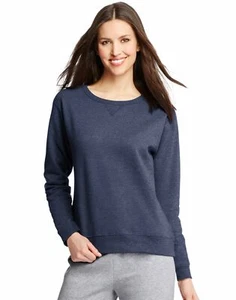Hanes Womens ComfortSoft EcoSmart Crewneck Sweatshirt - Picture 1 of 43