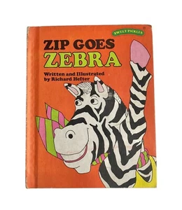 Zip Goes Zebra 1977 Sweet Pickles Big Version not weekly reader Hardcover Good - Bild 1 von 11