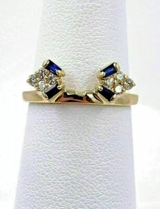 1.50Ct Round Cut Lab Created Diamond Wrap Wedding Ring 14K Yellow Gold Plated - Picture 1 of 4