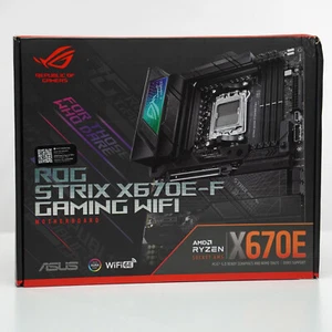 ASUS ROG Strix X670E-F AMD X670 DDR5 Socket AM5 Wi-Fi Gaming Motherboard - Afbeelding 1 van 3