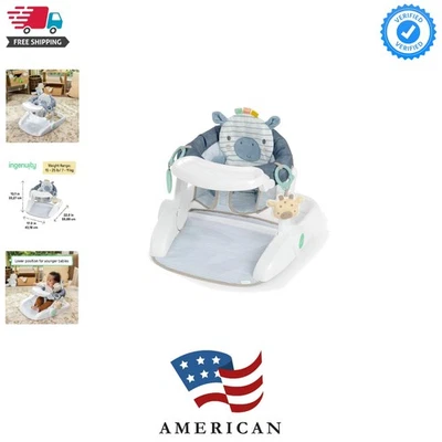 Asiento de piso para bebé Casi para aprender a sentarse con bandeja extraíble y juguetes, unisex - 4-12 Foto 1 de 4