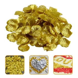 2000 Pcs Künstliche Rosenblätter Braut Seidenblütenblätter Hochzeitsblumen - Bild 1 von 10