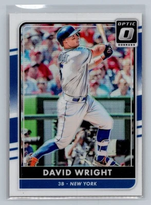 David Wright 2016 Donruss Optic Holo Silver Prizms #116 Foto 1 de 2