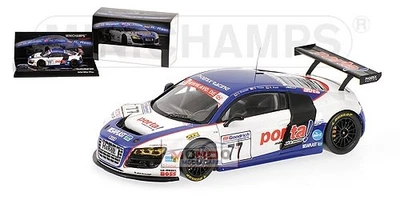 1:43 Minichamps Audi R8 Rostek Rast Vln Nurburgring 2009 437091977  Modellino - Immagine 1 di 2