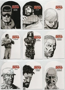 The Walking Dead TWD Comic Book Series 1 Killed In Action Chase Set KIA1-KIA9 - Picture 1 of 4